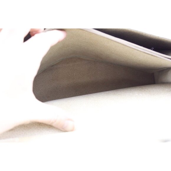 Vintage blue leather crossbody purse, snake imprint handbag two way handbag - Picture 10 of 10